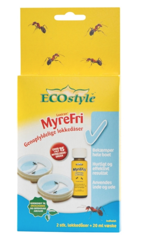 Ecostyle myrefri loxiran genopfyldelig lokkedåse 2 stk.